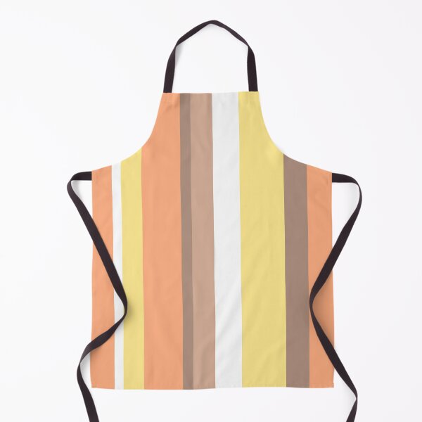 Item preview, Vertical stripes - salmon and warm gray designed and sold by LaBelleMaison.
