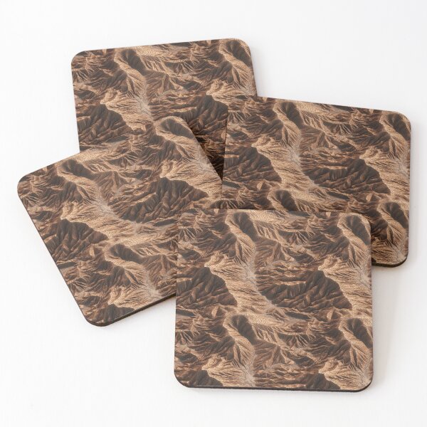 Item preview, Mountain Topography Repeatable Pattern designed and sold by Overlapix.