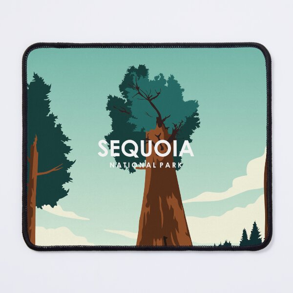 Item preview, Sequoia National Park Vintage Minimal Travel Poster designed and sold by Stadify.