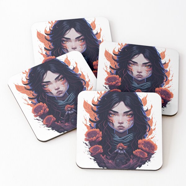 Item preview, Mystical Ninja Girl Sticker T-Shirt designed and sold by Customize Shirts.