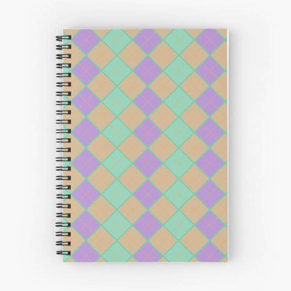 Item preview, Triadic, Tan, blue, purple argyle style designed and sold by TheScraggyBeard.
