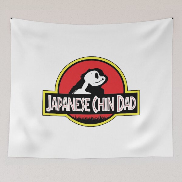 Item preview, (For Bright Background) Jurassic Japanese Chin Dad designed and sold by More Cute Dogs.