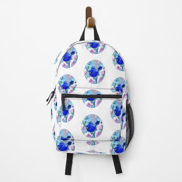 Item preview, Blue Bird and Flowers designed and sold by KC Morcom.