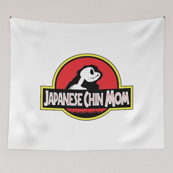 Item preview, (For Bright Background) Jurassic Japanese Chin Mom designed and sold by More Cute Dogs.