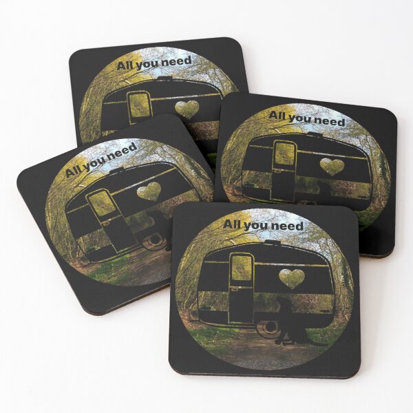Item preview, ALL YOU NEED HEART DOG CARAVAN MALPAS designed and sold by Marni Scofidio Desi9ns.