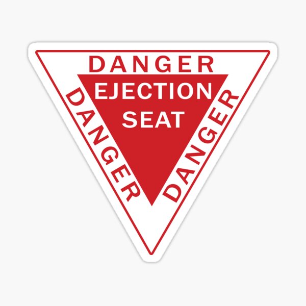 Ejection Seat Sticker