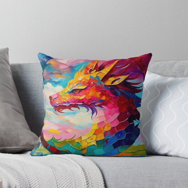 Item preview, Dragon Abstract Art | Palette Knife Oil Digital Painting designed and sold by VividViews.