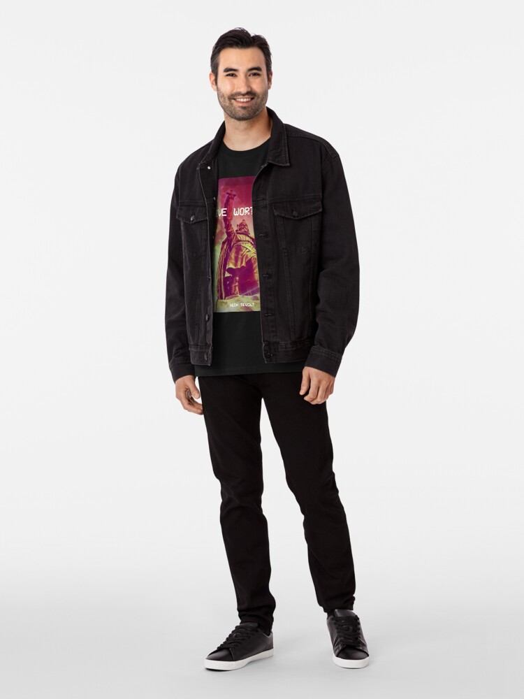 Alternate view of Live Worthily - Alfred the Great Premium T-Shirt