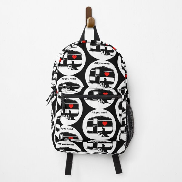 Item preview, ALL YOU NEED HEART DOG CARAVAN WHITE designed and sold by Marni Scofidio Desi9ns.