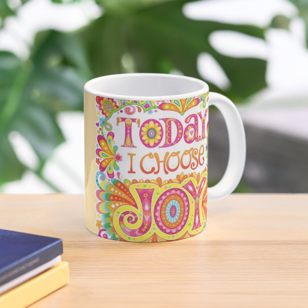 Today I Choose Joy Inspirational Coffee Mug – Running Frog Studio