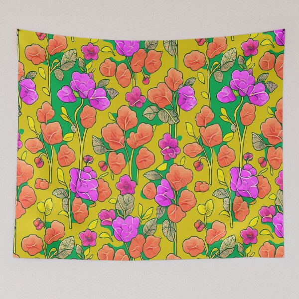 Item preview, Nature's Abundance: Seamless Patterns of Flowers and Trees designed and sold by Customize Shirts.