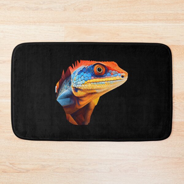 Item preview, Abstract Lizard Head: A Colorful Twist on Wildlife Imagery designed and sold by FiveIntentions.