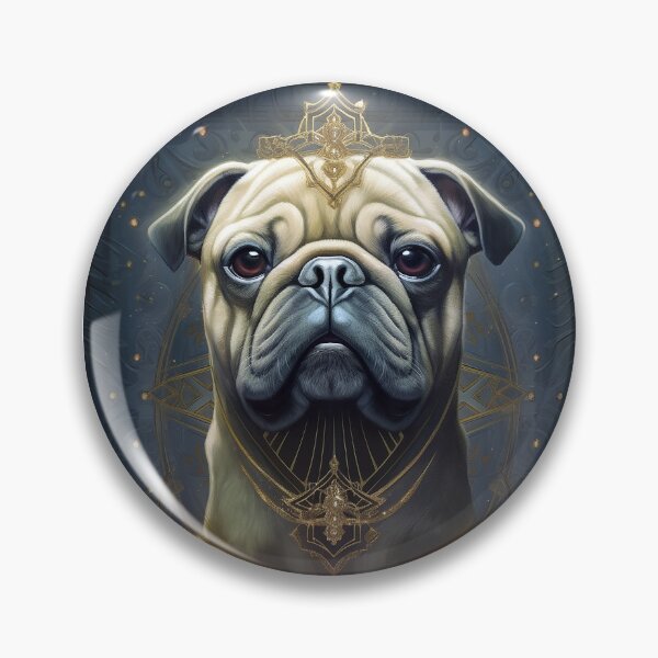 Item preview, Pug Dog with Crown designed and sold by BoreasArts.