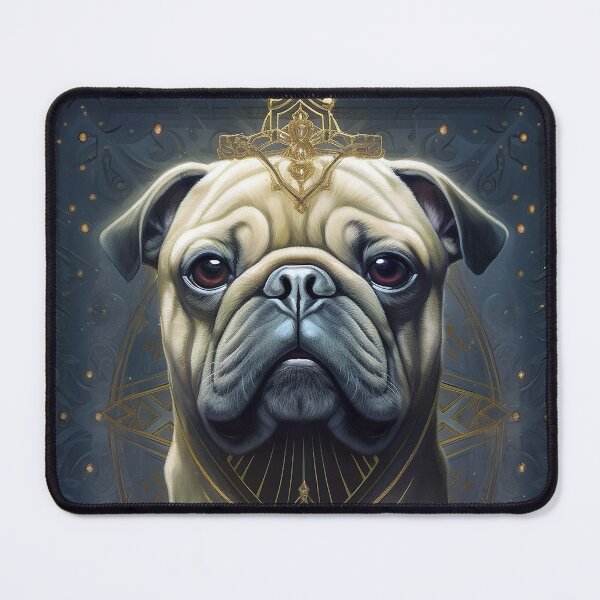 Item preview, Pug Dog with Crown designed and sold by BoreasArts.