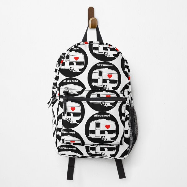 Item preview, ALL YOU NEED HEART DOG CARAVAN BLACK designed and sold by Marni Scofidio Desi9ns.