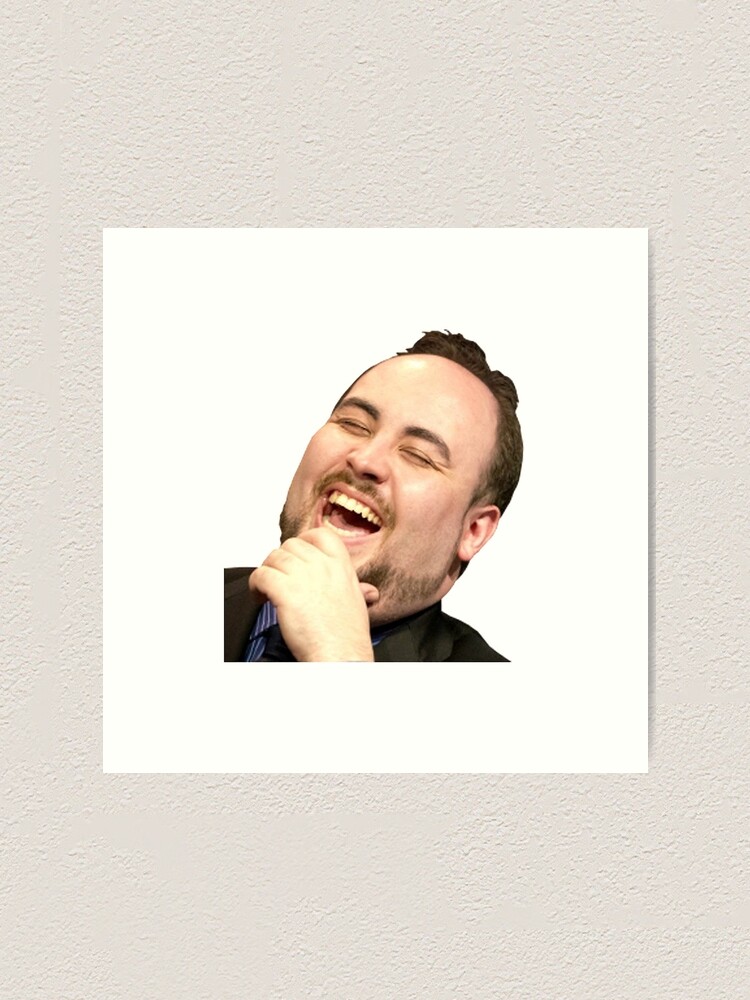 Alternate view of Twitch LUL Emote Art Print. 