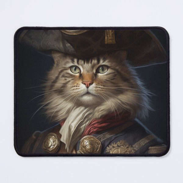 Aperçu de l'œuvre Chat pirate créée et vendue par BoreasArts.