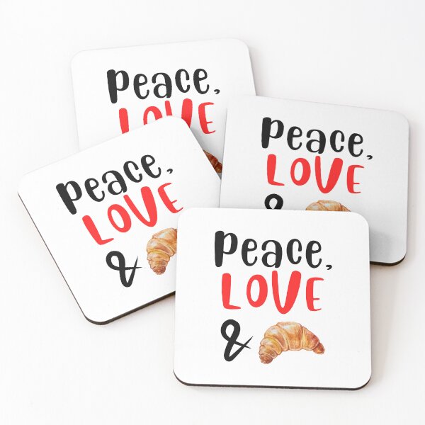 Item preview, Peace Love and Croissant, Original Willow Days designed and sold by avit1.