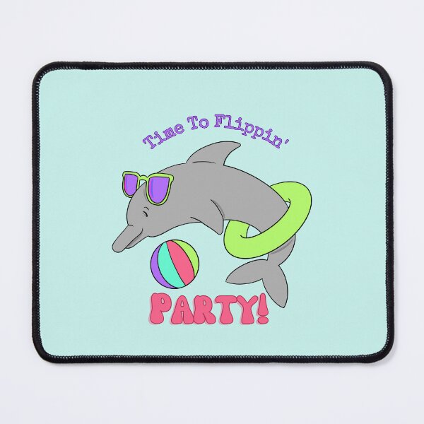 Item preview, Party Dolphin is Flippin' Ready! designed and sold by BlueandClaire.