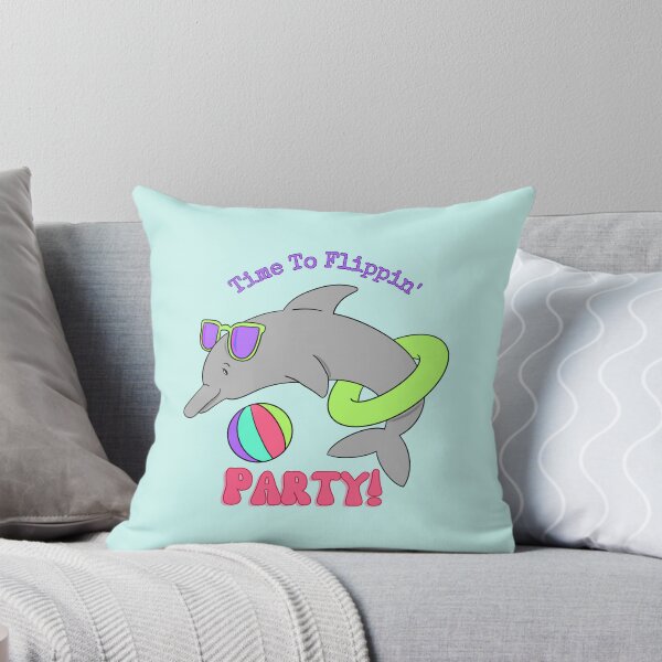 Item preview, Party Dolphin is Flippin' Ready! designed and sold by BlueandClaire.