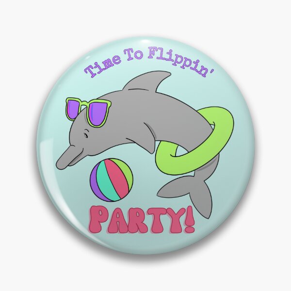 Item preview, Party Dolphin is Flippin' Ready! designed and sold by BlueandClaire.