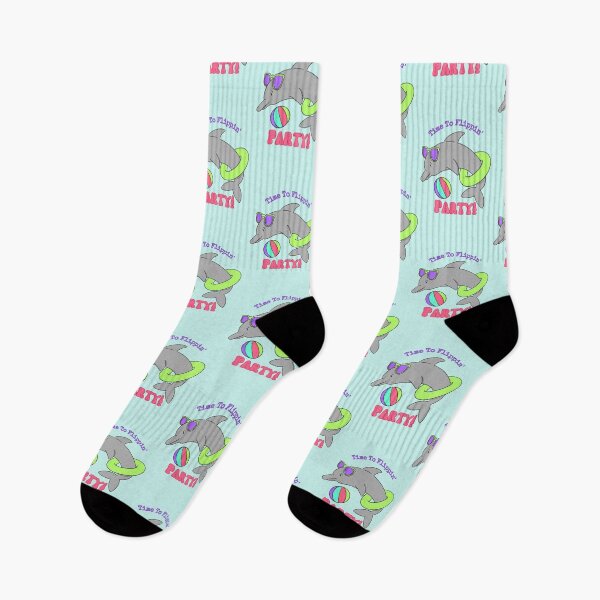 Item preview, Party Dolphin is Flippin' Ready! designed and sold by BlueandClaire.