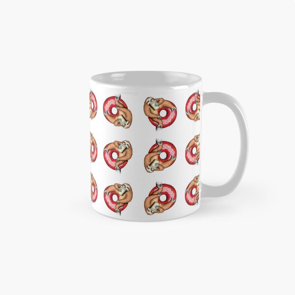 Item preview, Cute Sloth Donuts and Coffee Pattern designed and sold by mrtraz.