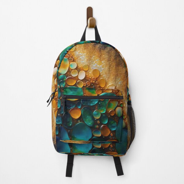 Item preview, Pointillism seaglass golden streams abstract designed and sold by Piotrek0001.
