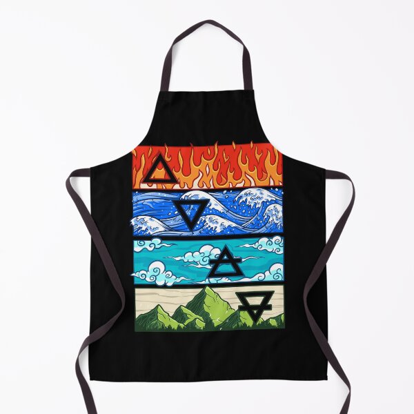 Item preview, Fire Water Air Earth Four Greek Nature Lover 4 Elements Gift designed and sold by Teeleo.