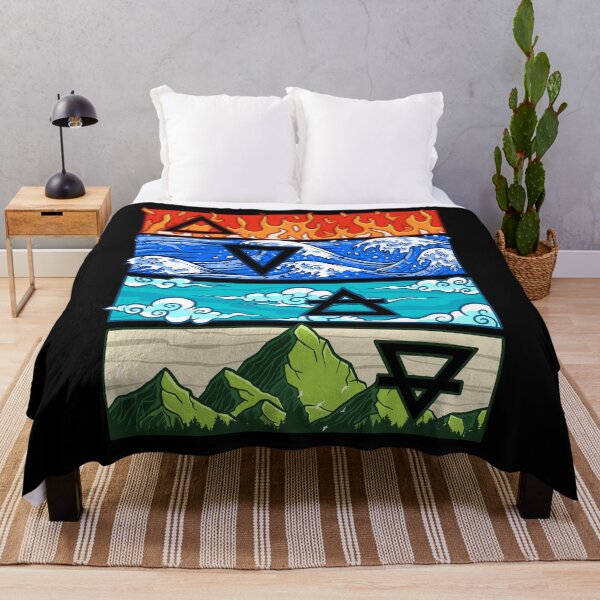 Item preview, Fire Water Air Earth Four Greek Nature Lover 4 Elements Gift designed and sold by Teeleo.