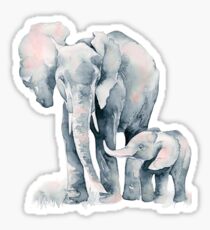 Elephant Watercolor Sticker