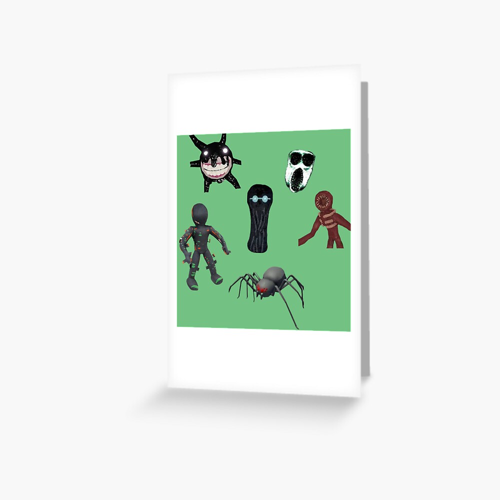 Roblox doors game monsters | Greeting Card