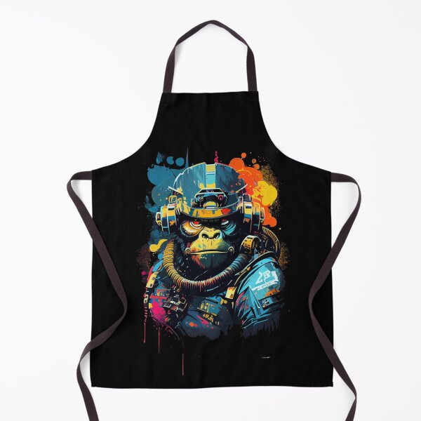 Item preview, Cyberpunk Future Ape Sci-Fi Anime Ape designed and sold by AlNoah.