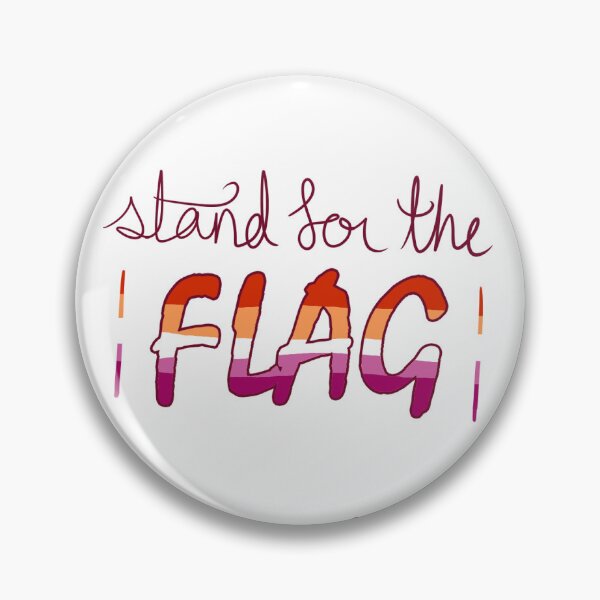 Item preview, Stand for the Flag/Lesbian Sticker Collection designed and sold by seraphh.