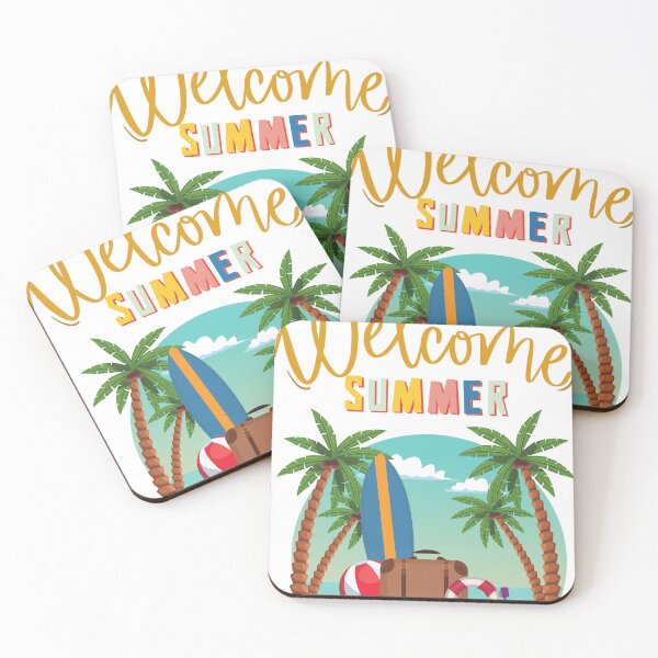 Item preview, palm tree  Hello summer welcome summer Racerback Tank Top designed and sold by Asmee sadiq.