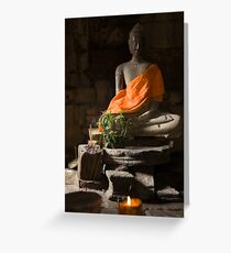 Buddha in Angkor Thom Greeting Card