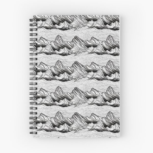 Item preview, Mountain Topography Repeatable Pattern designed and sold by Overlapix.