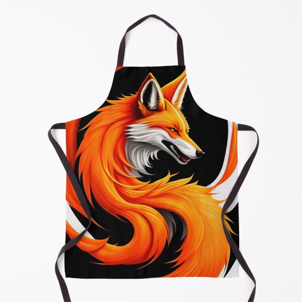 Item preview, Fox Black and Orange Art new designed and sold by Tshirtstory.