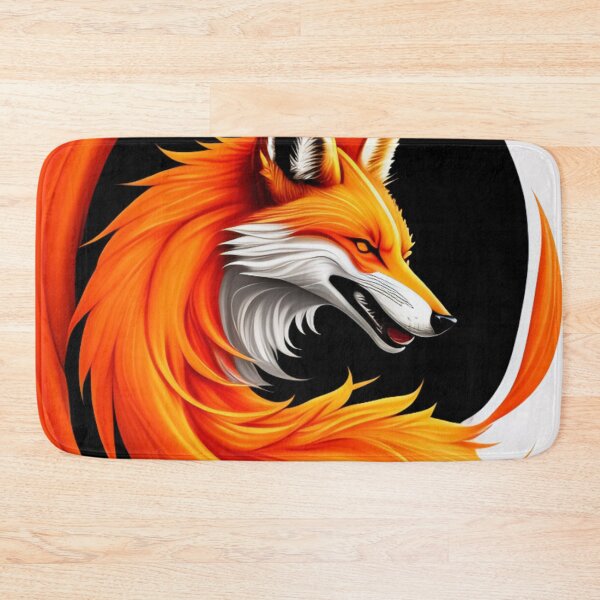 Item preview, Fox Black and Orange Art new  designed and sold by Tshirtstory.