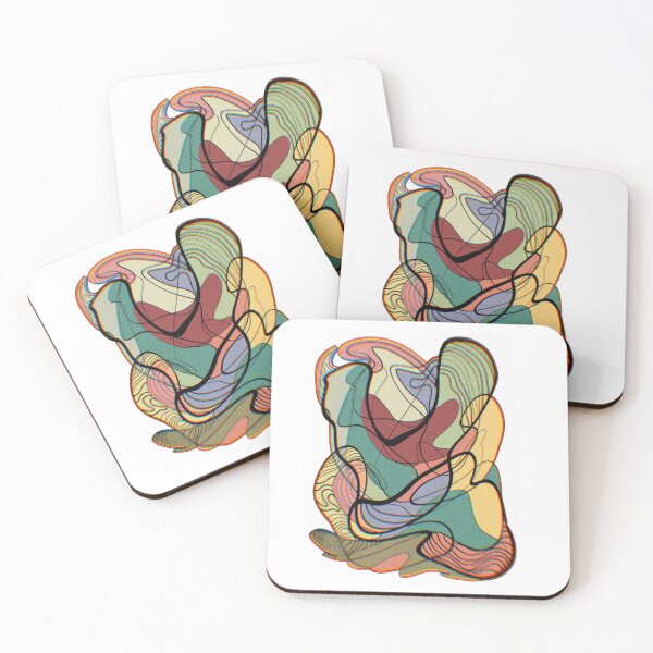 Item preview, Coloured abstract designed and sold by spukor.