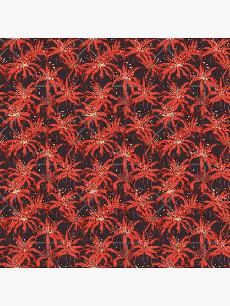 Japanese Red Spider Lily Pattern 