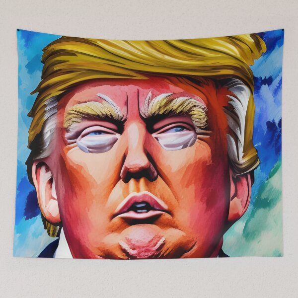 Item preview, Portrait of Donald Trump painted designed and sold by brandway.