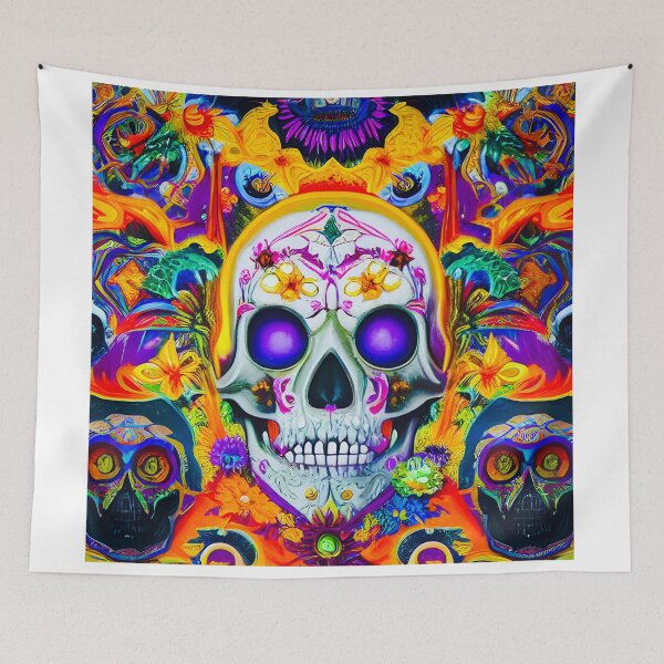 Item preview, BIKER STYLE MOTO FLOWER SKULL FASHION designed and sold by Mark Fischer.
