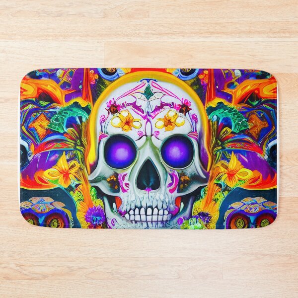 Item preview, BIKER STYLE MOTO FLOWER SKULL FASHION designed and sold by Mark Fischer.