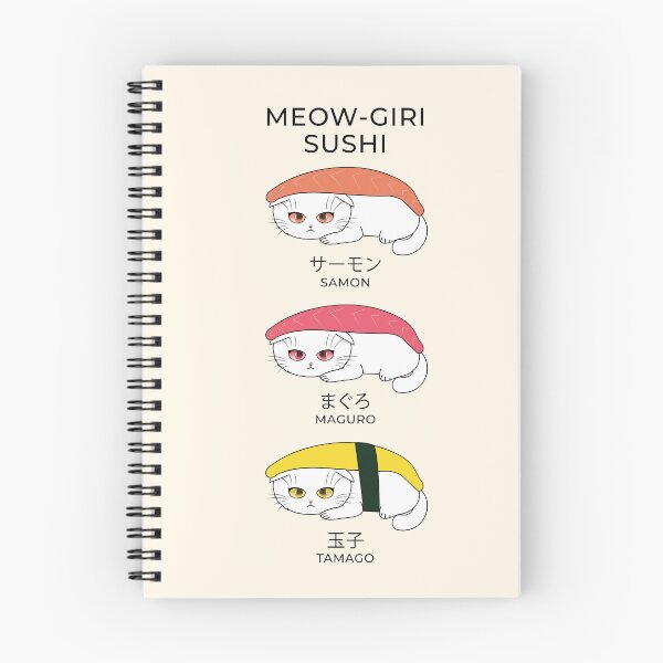 Item preview, Meow-giri Nigiri Sushi Cat designed and sold by akwl-design.