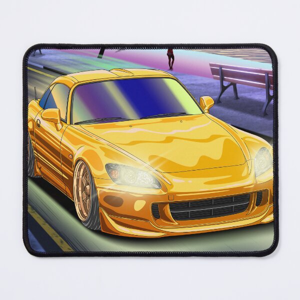 Item preview, Vaporwave Sunset Beach Honda S2000 Roadster  designed and sold by JDM Guyvit.