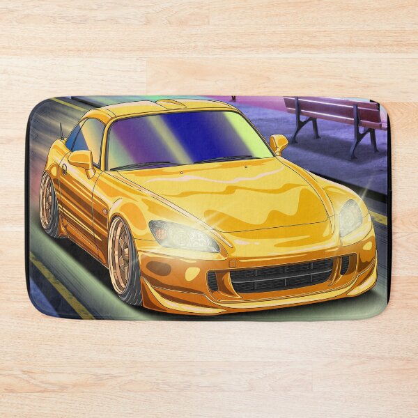 Item preview, Vaporwave Sunset Beach Honda S2000 Roadster  designed and sold by JDM Guyvit.