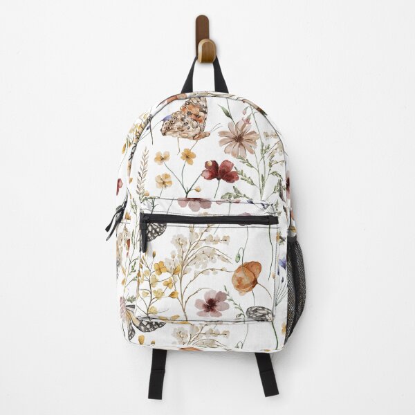 Item preview, Whimsical butterfly and flowers seamless pattern designed and sold by Acim0.