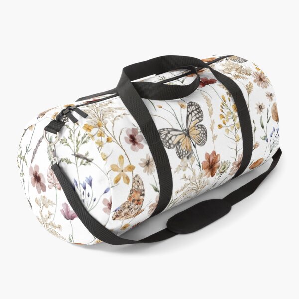 Item preview, Whimsical butterfly and flowers seamless pattern designed and sold by Acim0.