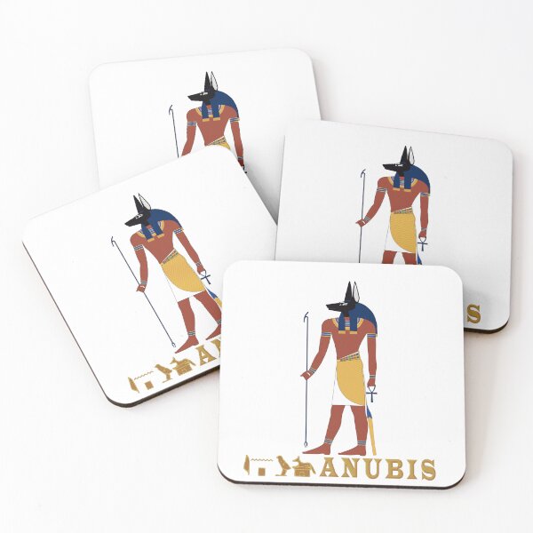 Item preview, ANUBIS, Ancient Egyptian God (Greek name) with Hieroglyphs designed and sold by SWATARA.